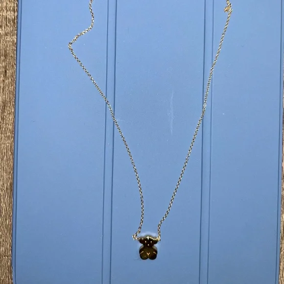 Gold sweet dolls necklace bear motif - Picture 3 of 6